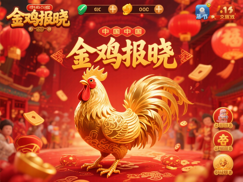 “金鸡报晓”作为一款以中国传统文化为背景的电子游戏
